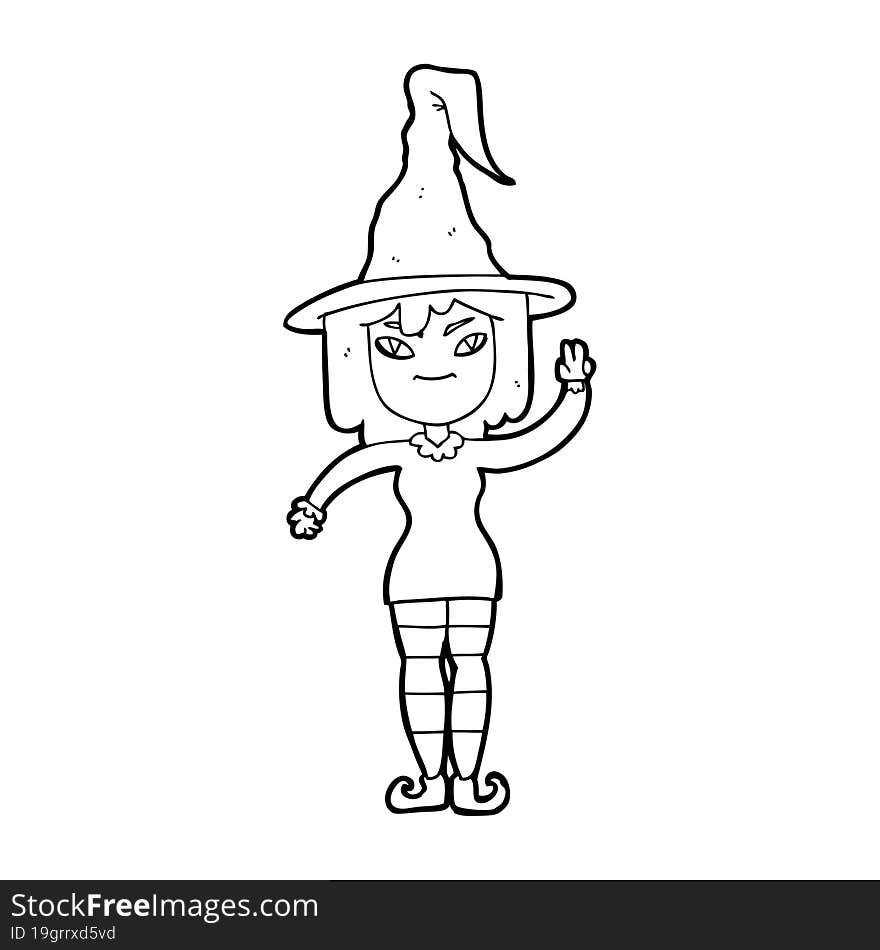 cartoon witch