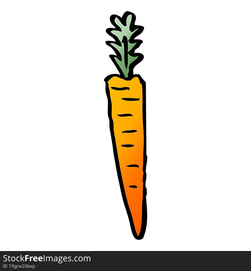 cartoon doodle doodled carrot