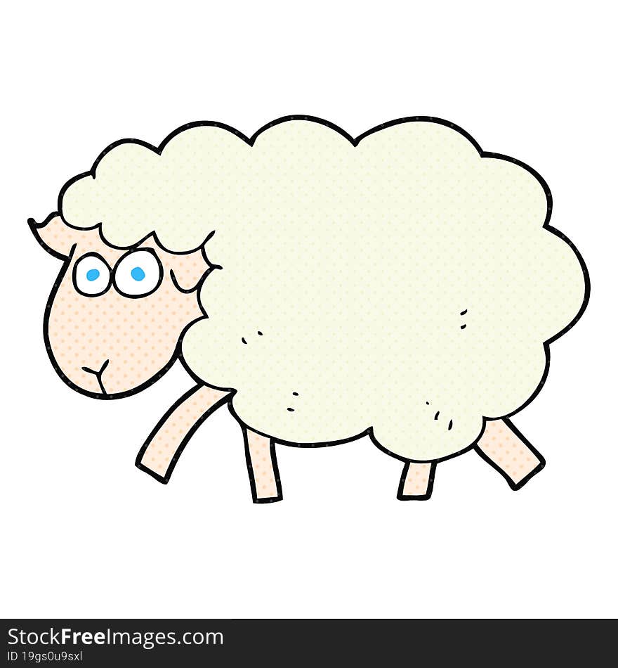 cartoon sheep