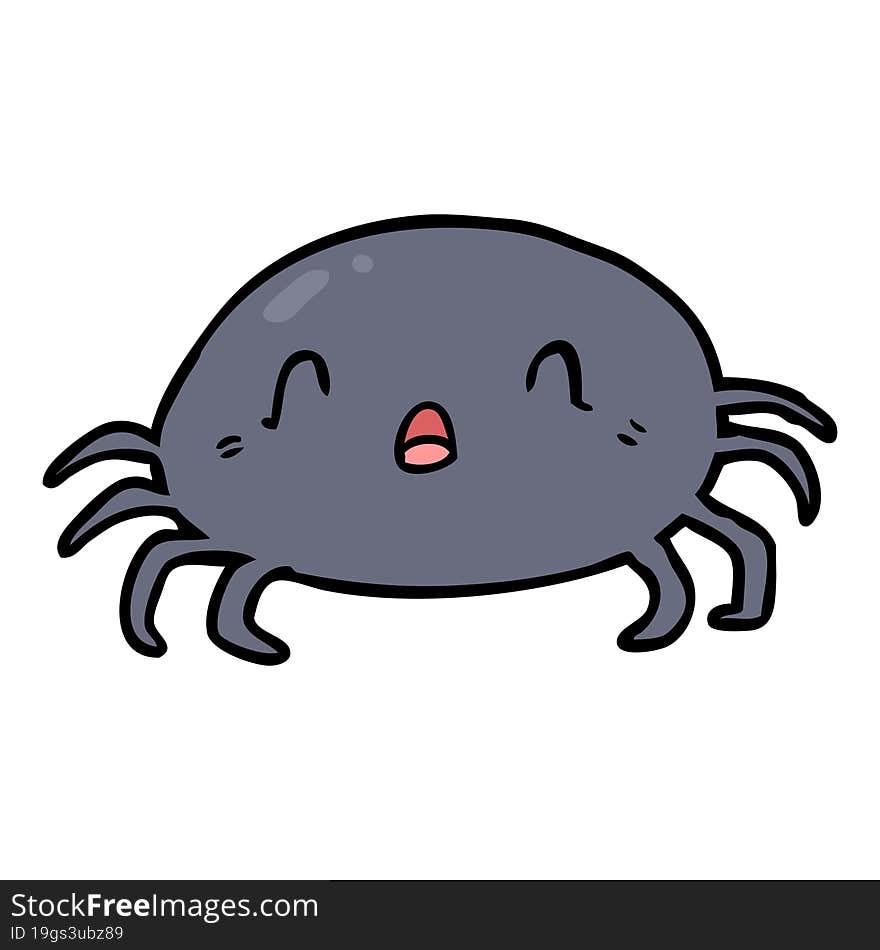 cartoon halloween spider. cartoon halloween spider