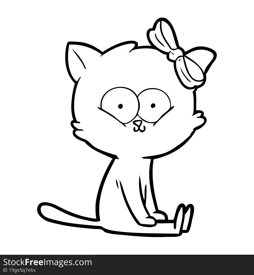 cartoon cat. cartoon cat