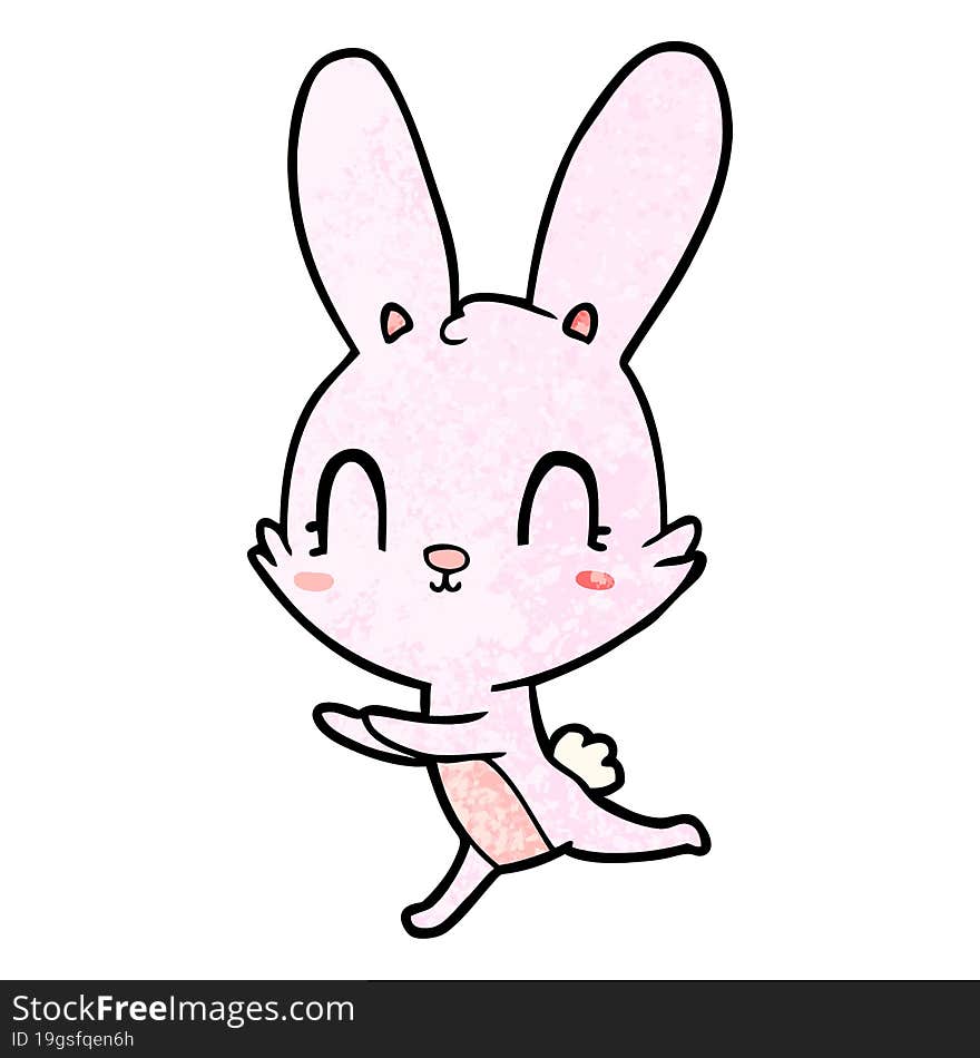 cute cartoon rabbit. cute cartoon rabbit