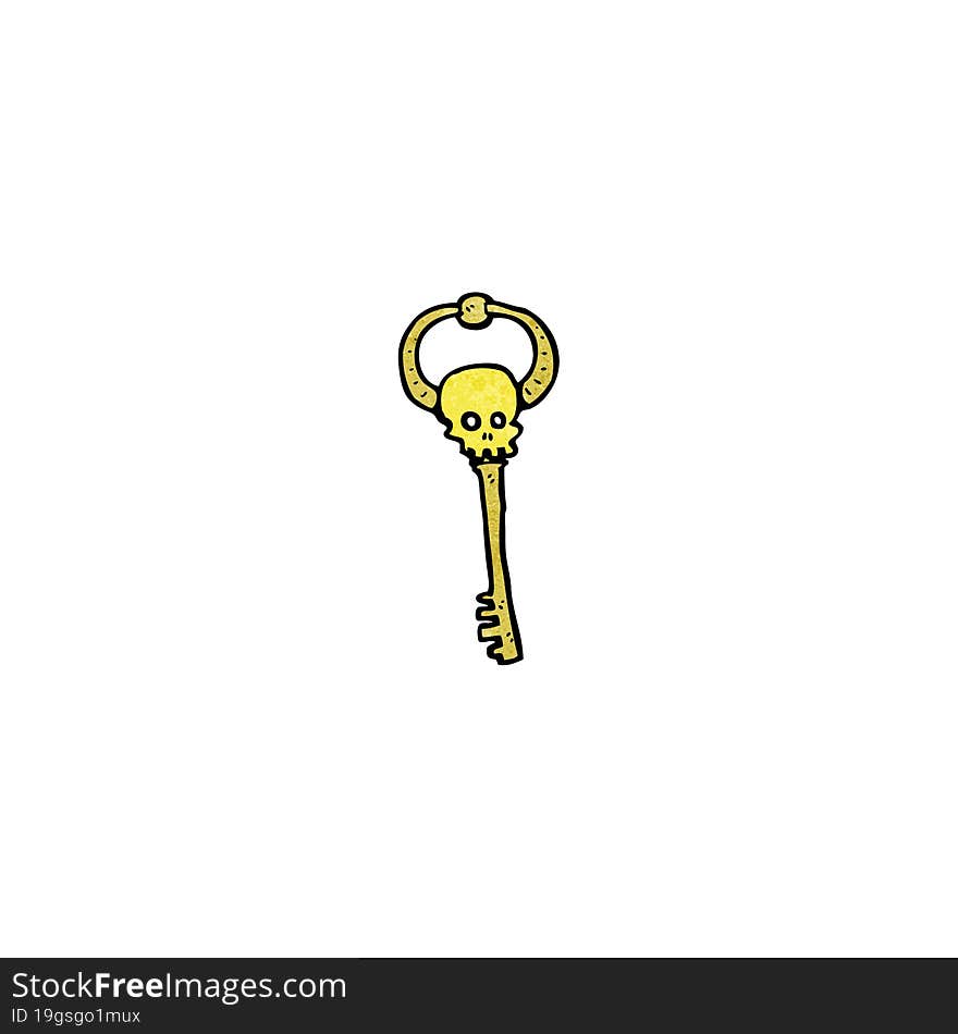 cartoon magic key