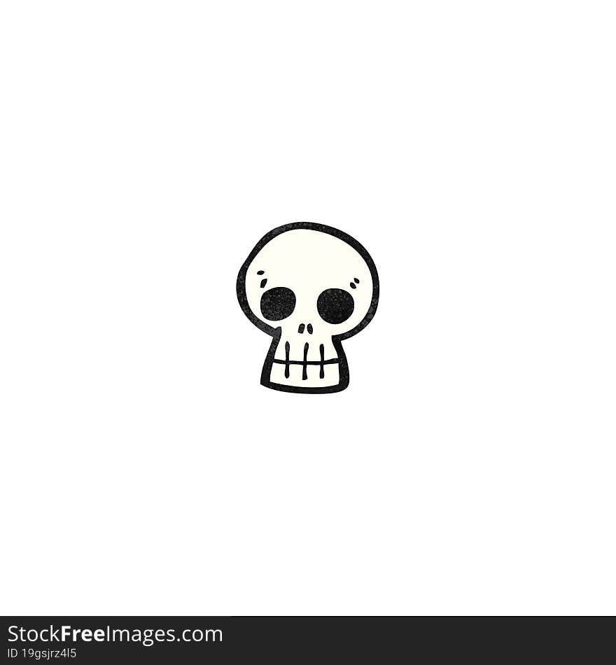 cartoon skull