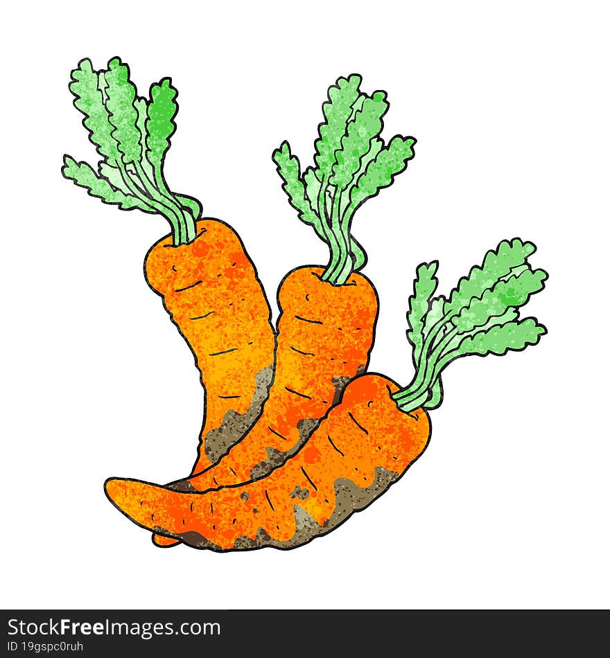 Texture Cartoon Carrots