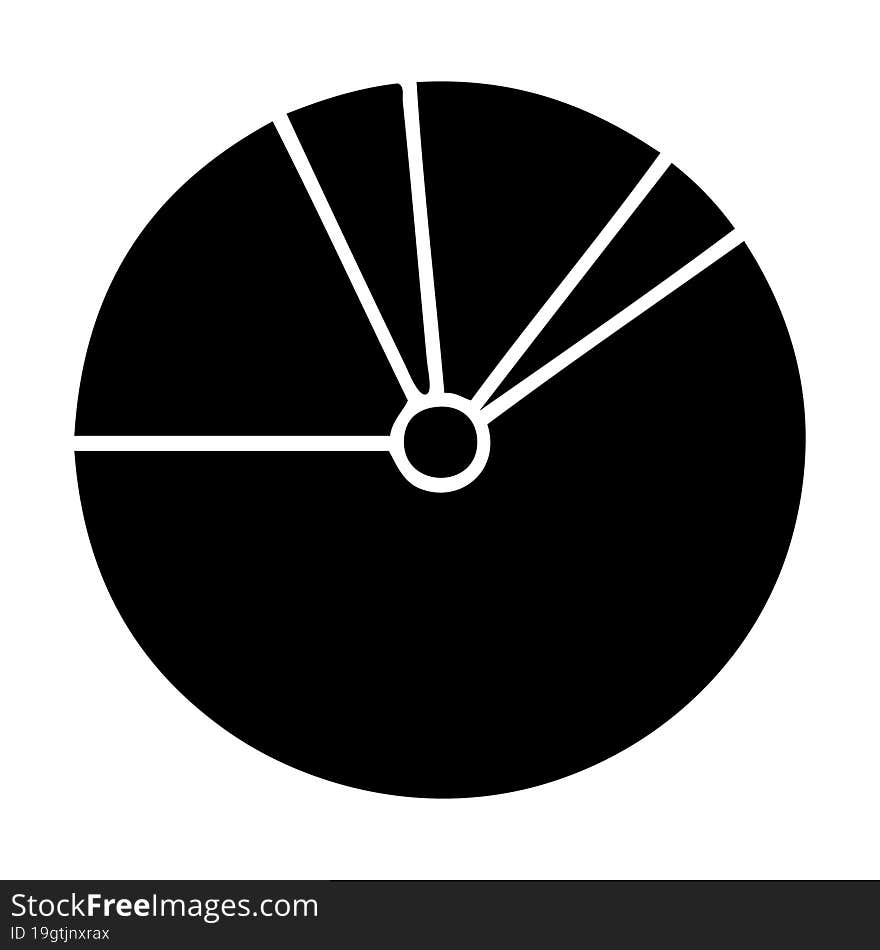 Flat Symbol Pie Chart