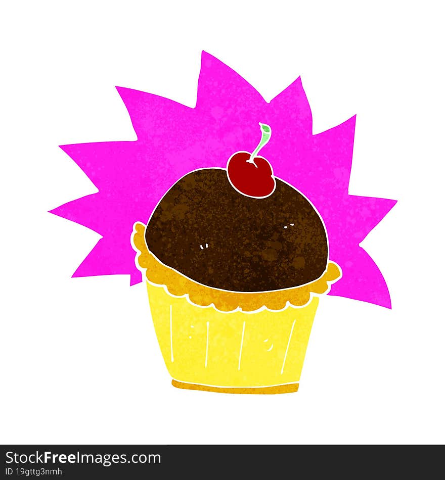 cartoon cupcake