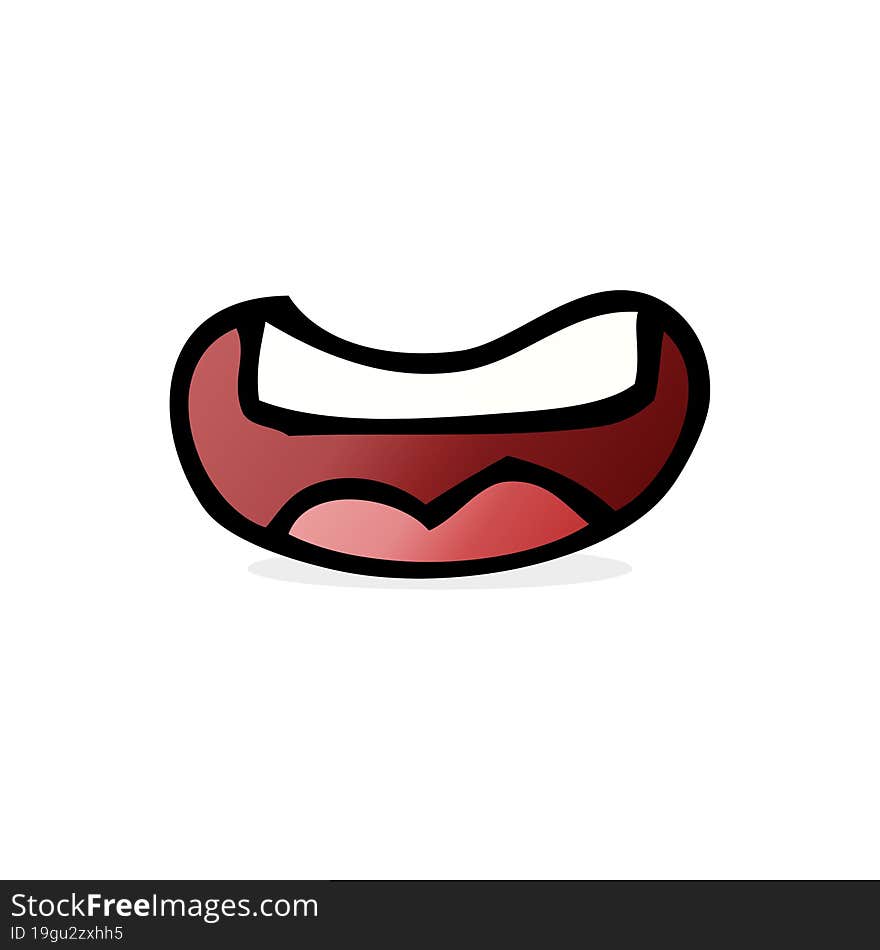 cartoon mouth