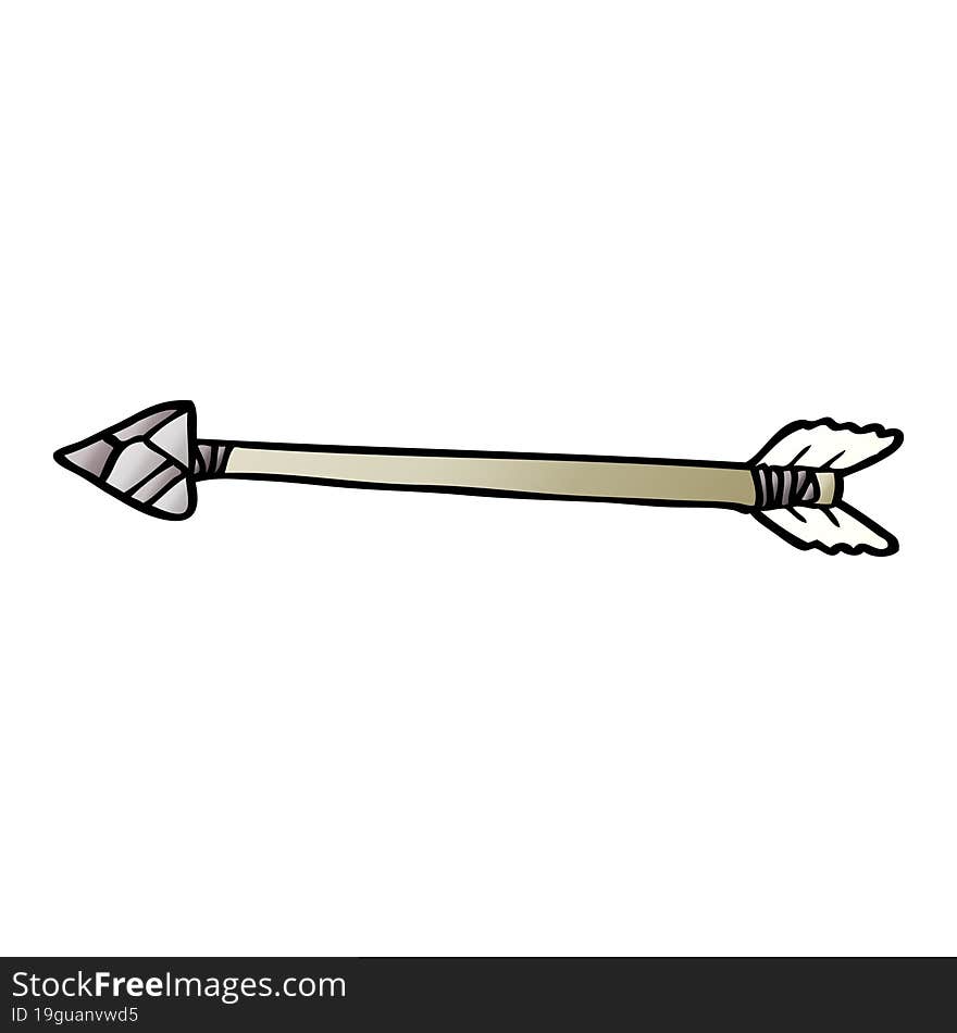 cartoon doodle arrow