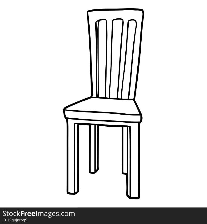 cartoon chair. cartoon chair