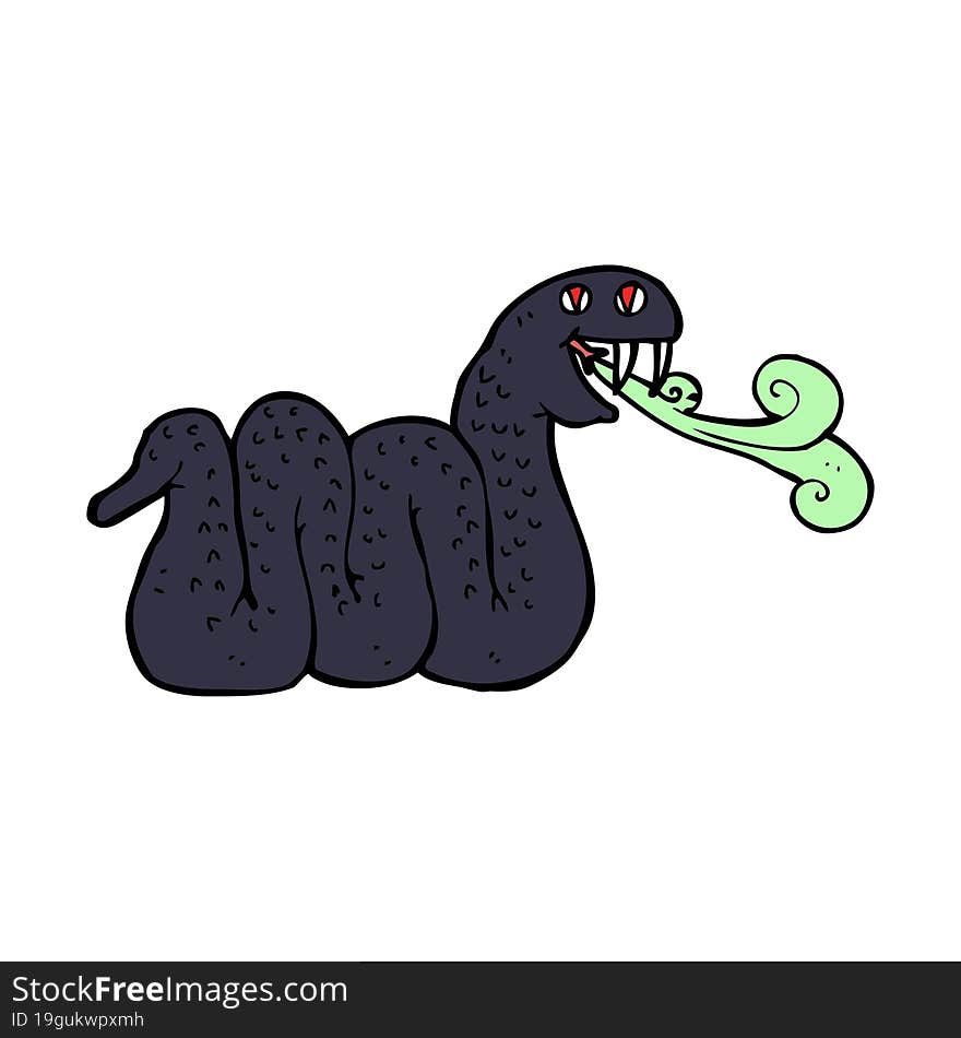 cartoon snake