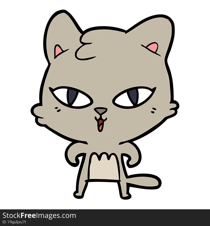 cartoon cat. cartoon cat