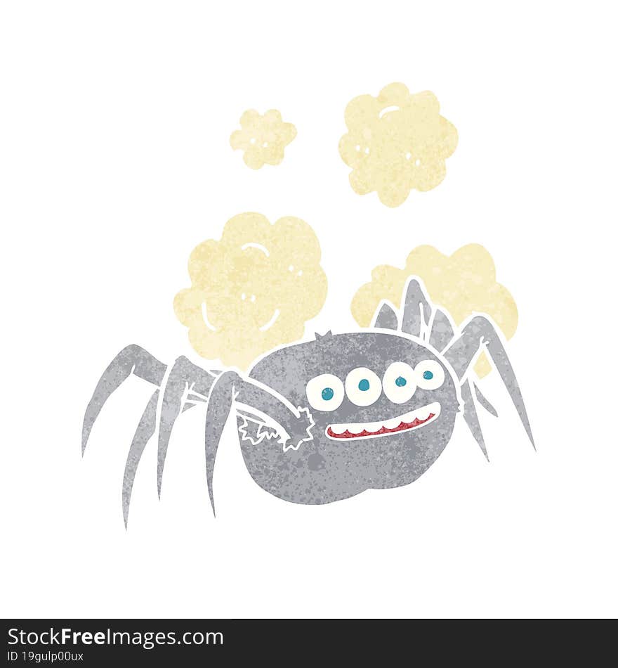 Cartoon Spooky Spider