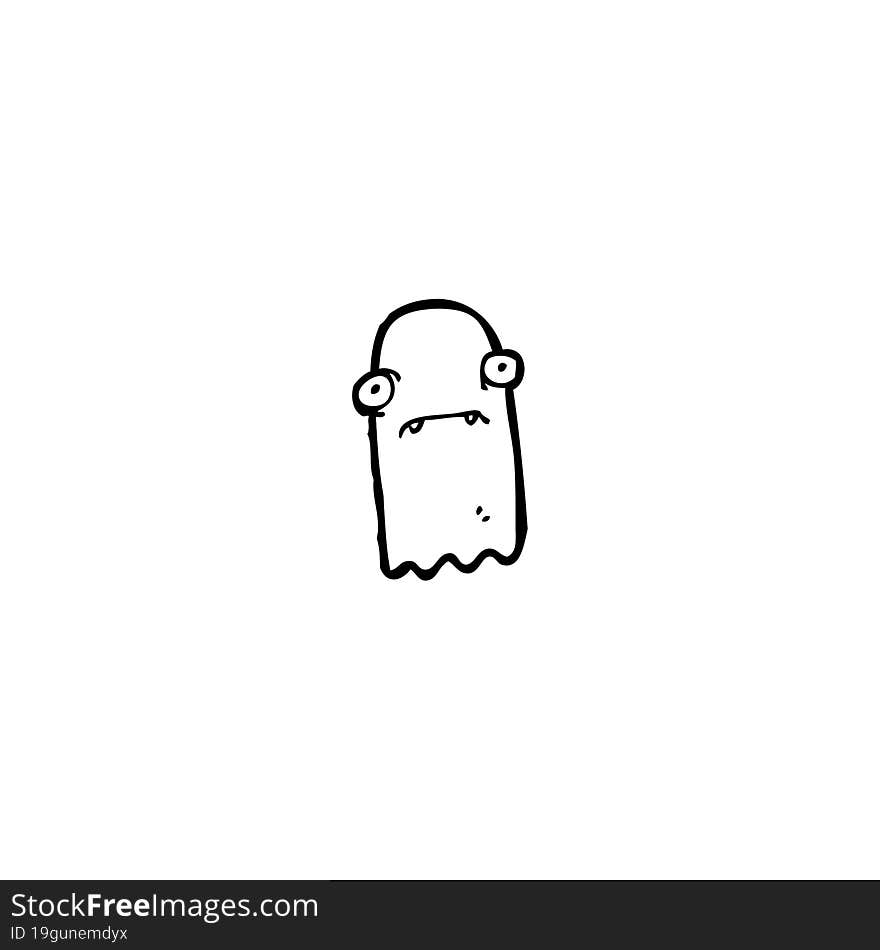 Funny Cartoon Ghost