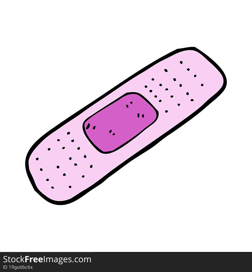 cartoon medical plaster