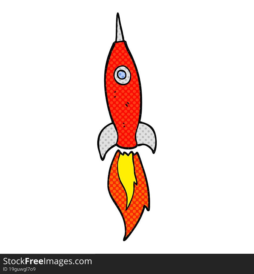 Cartoon Rocket