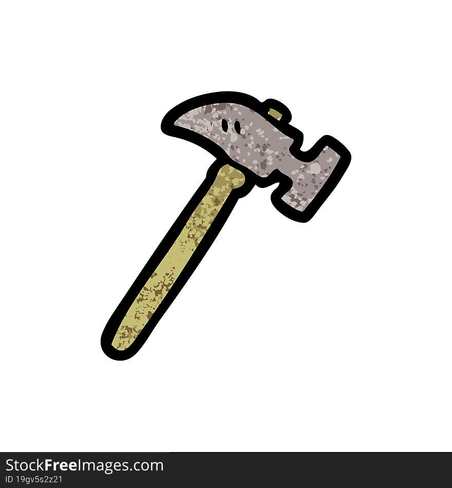 cartoon hammer. cartoon hammer