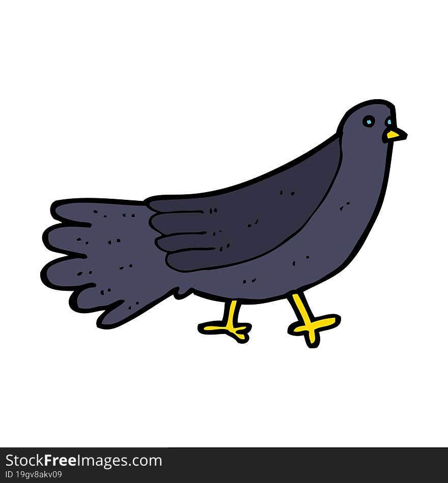 cartoon bird