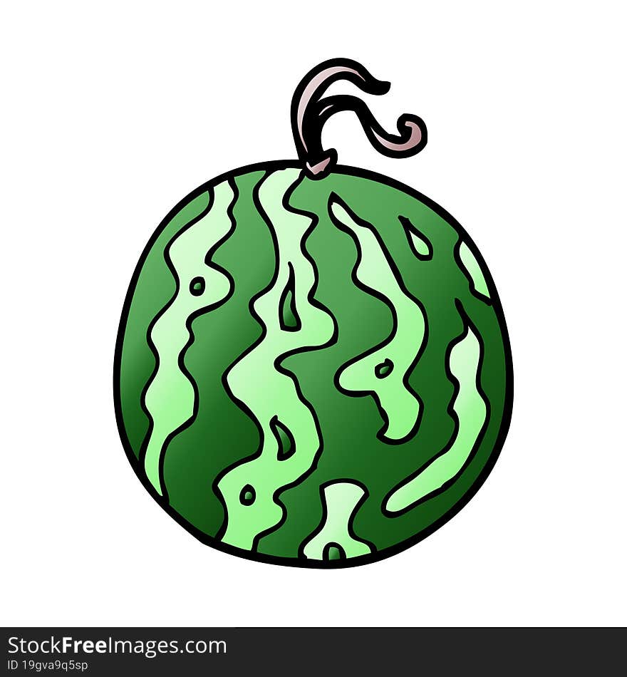 Cartoon Doodle Melon