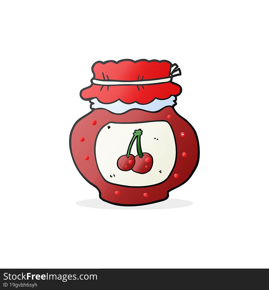 Cartoon Cherry Jam