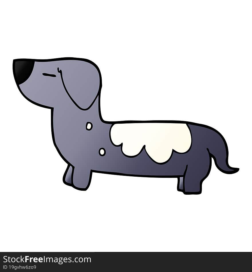 Cartoon Doodle Dog