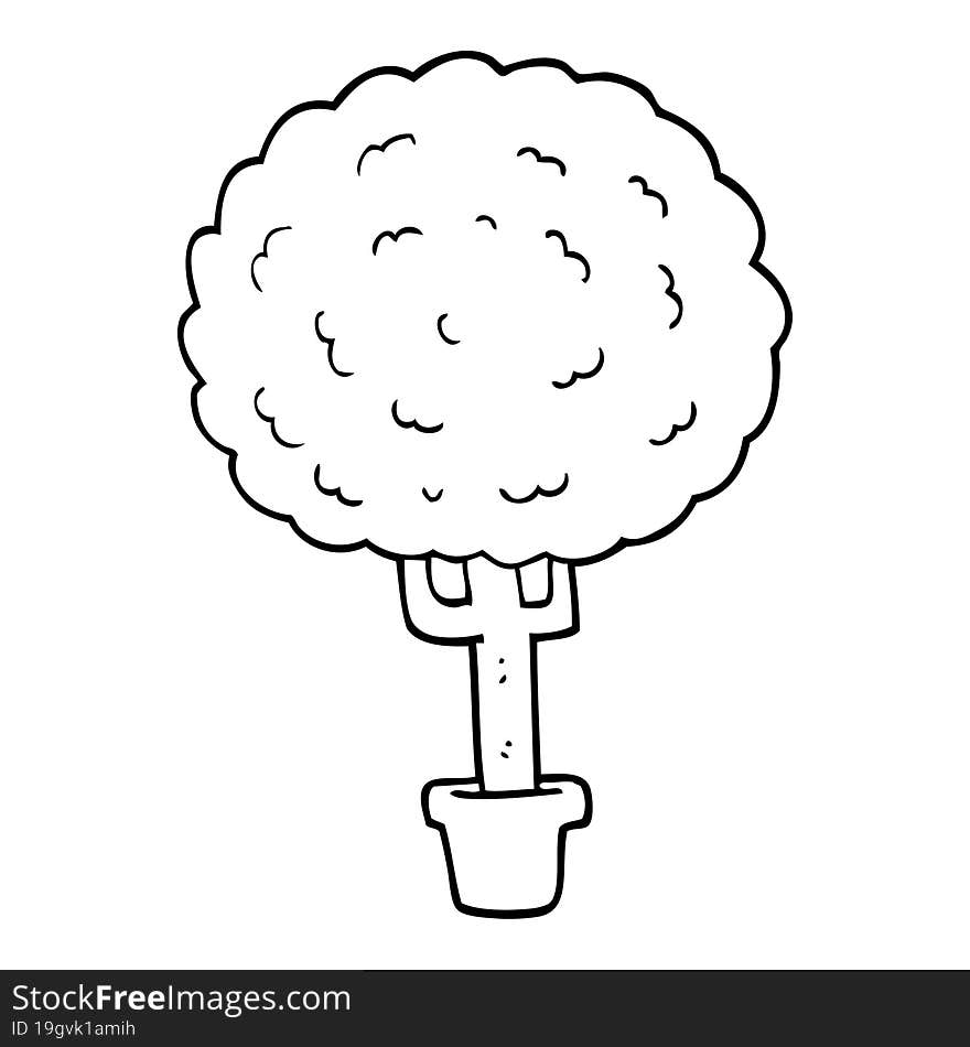 cartoon tree