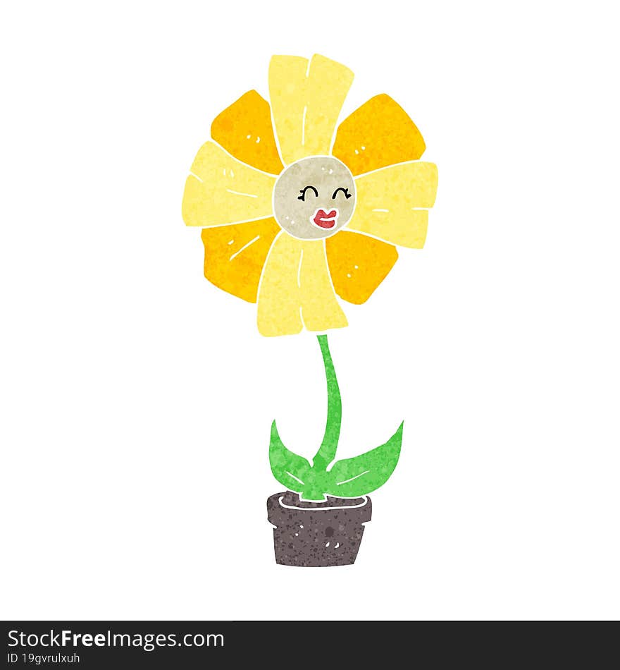 cartoon flower