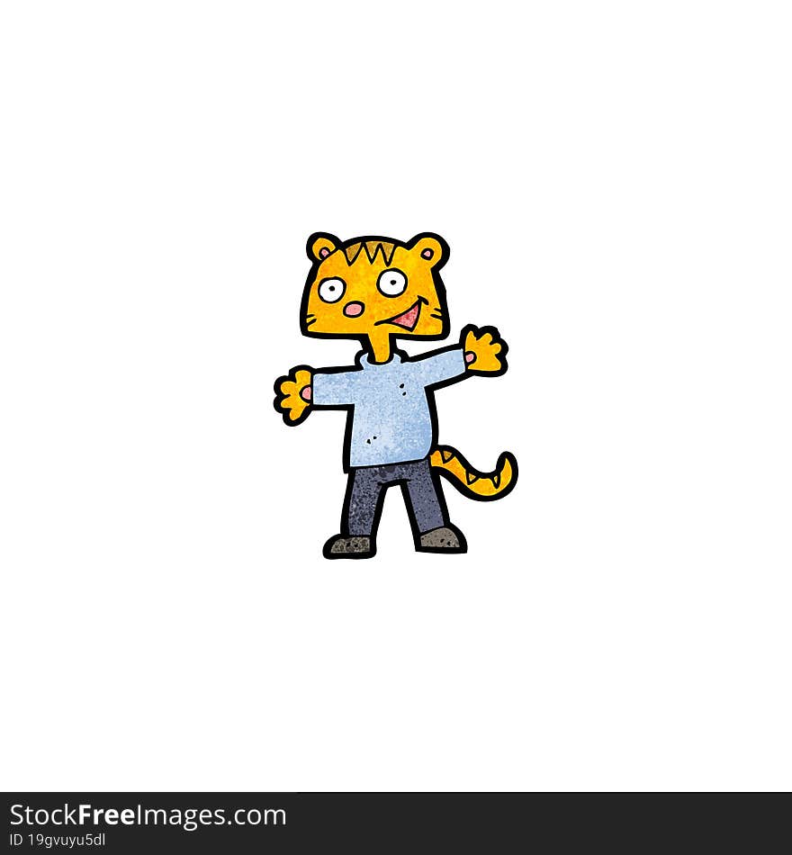 cartoon tiger