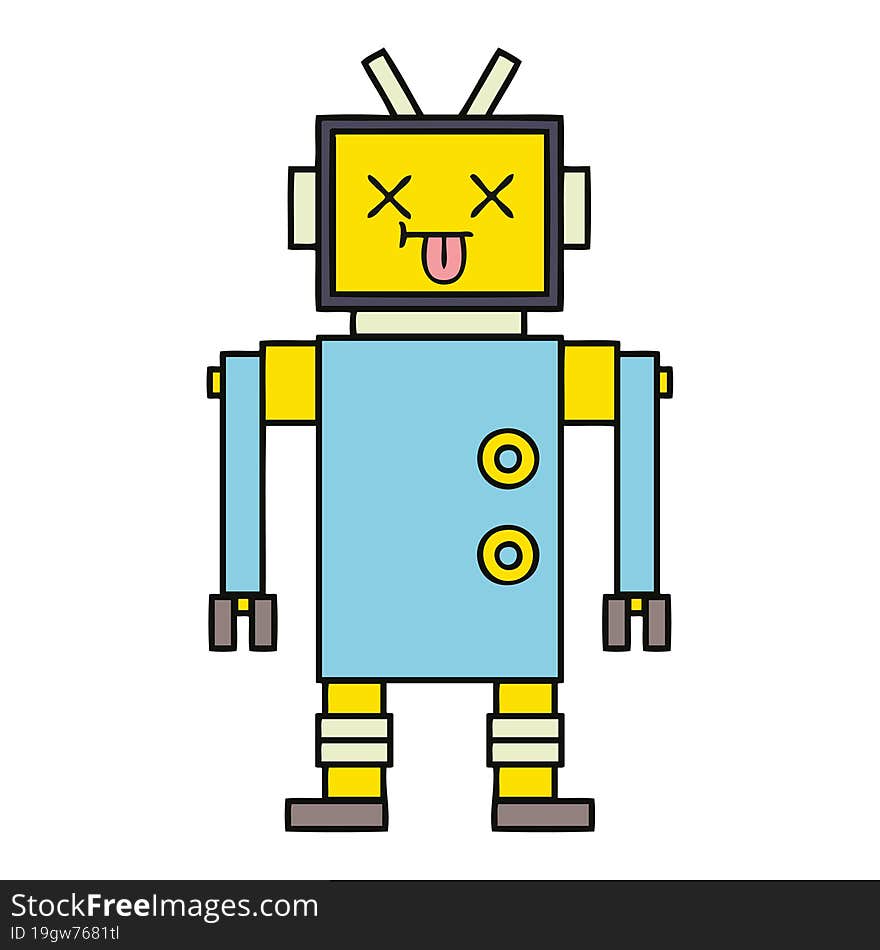 Cute Cartoon Robot