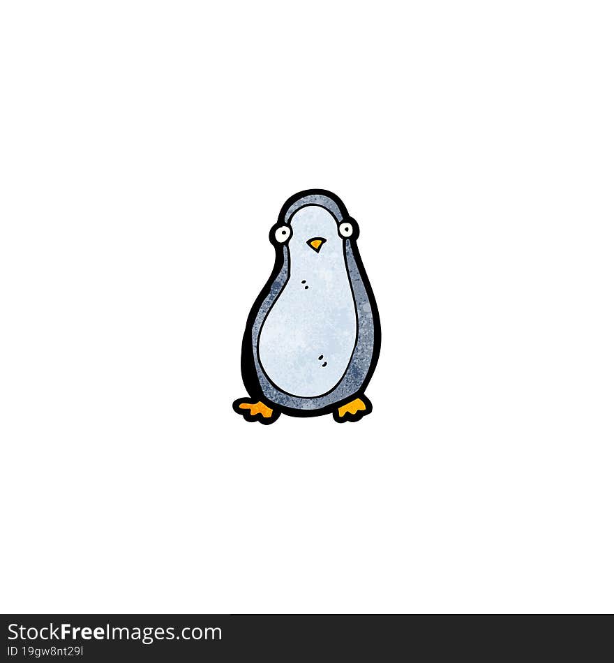 cartoon penguin