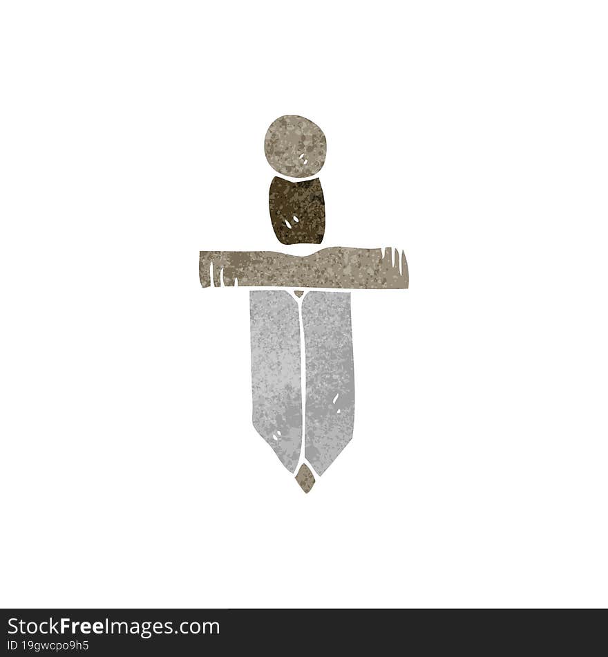 cartoon dagger