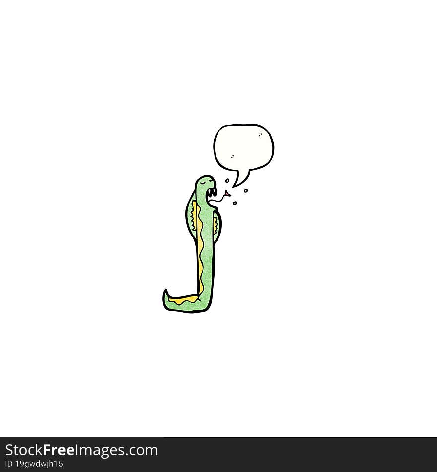 Hissing Snake Cartoon