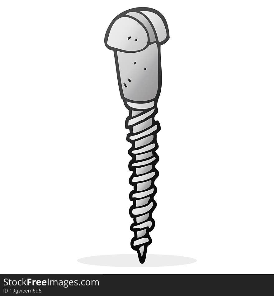 cartoon screw