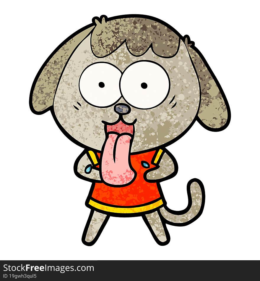 cute cartoon dog. cute cartoon dog