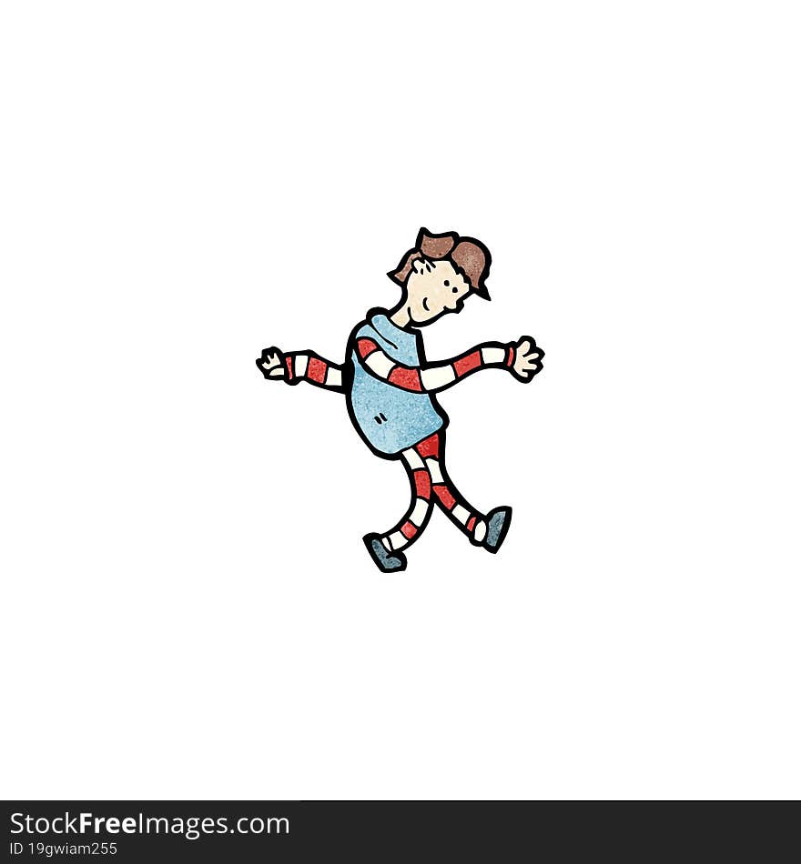 Cartoon Dancing Man