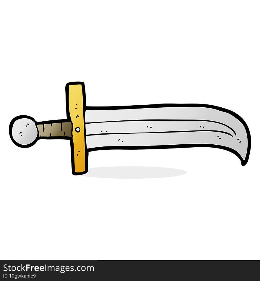 cartoon sword