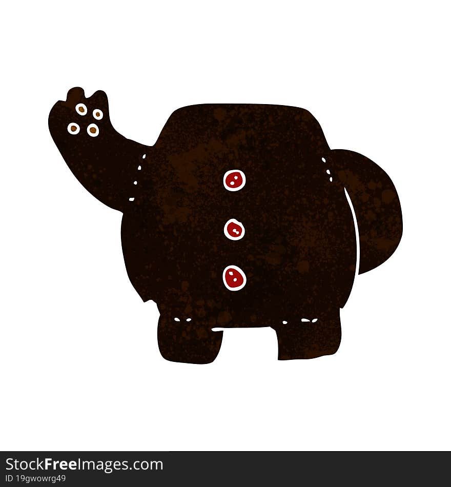 Cartoon Black Bear Body (mix And Match Cartoons Or Add Own Photos