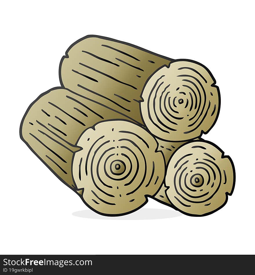 cartoon logs