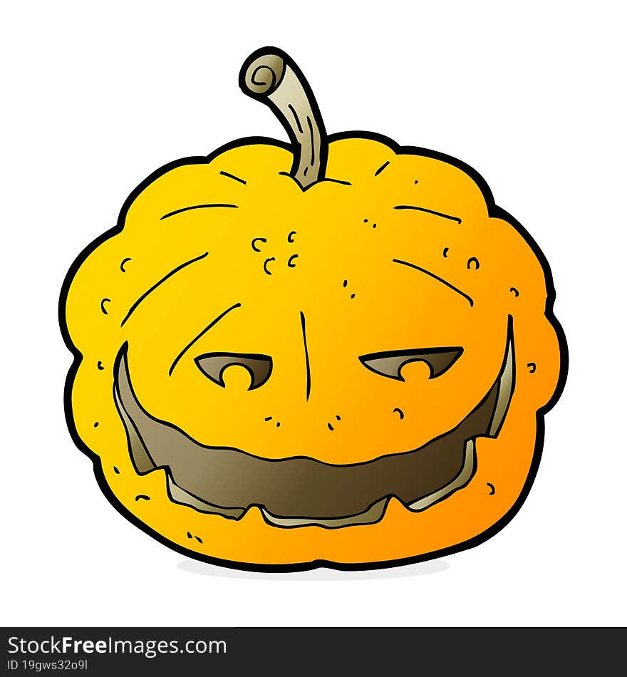 Cartoon Halloween Pumpkin