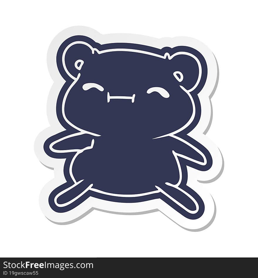 cartoon sticker kawaii cute teddy bear