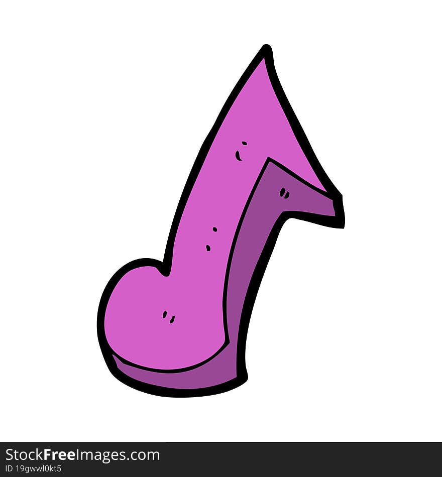 Cartoon Musical Note