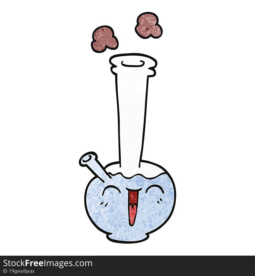 cartoon doodle bong