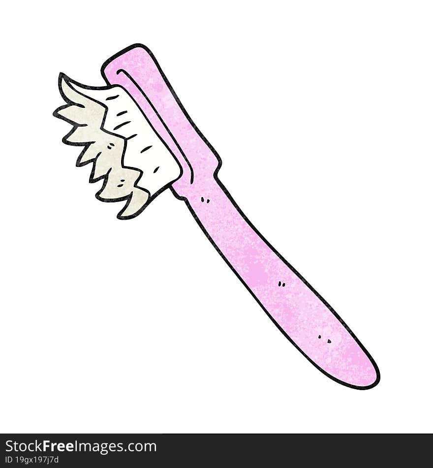 Textured Cartoon Toothbrush