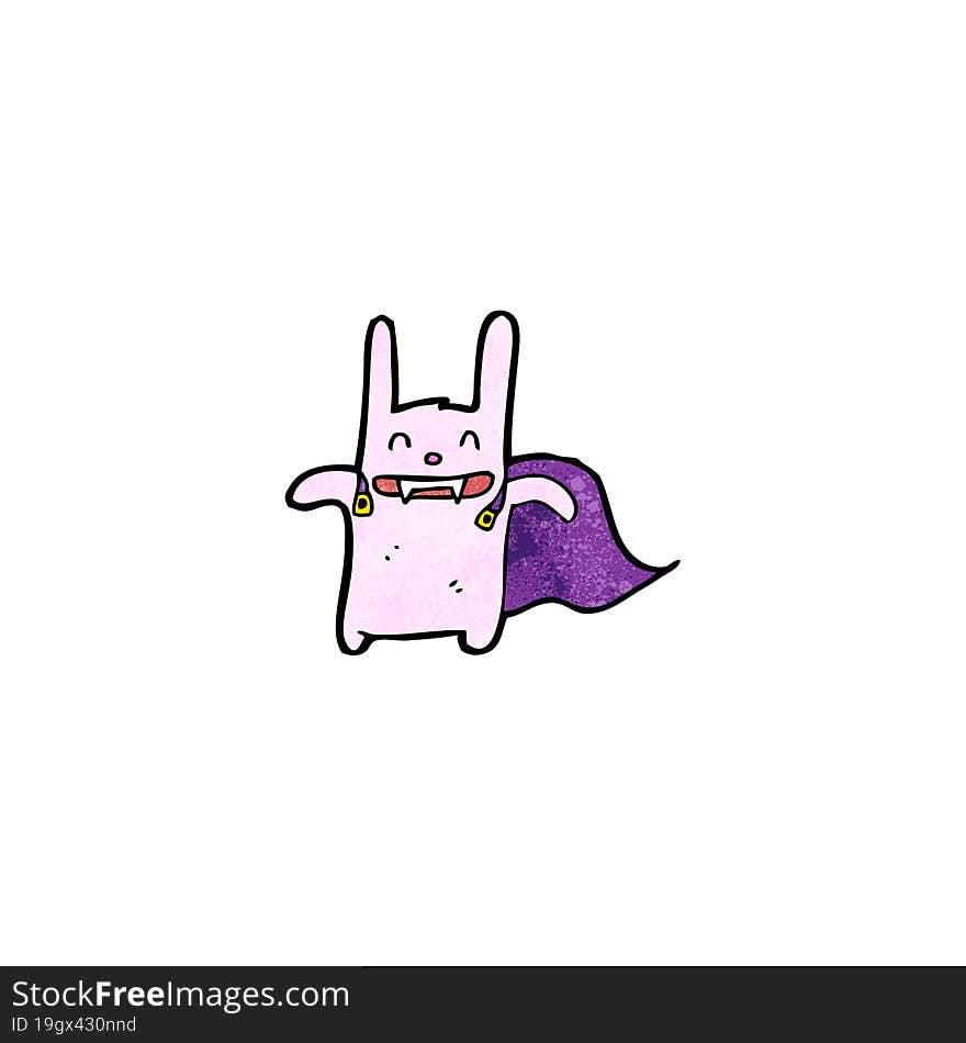 cartoon vampire rabbit