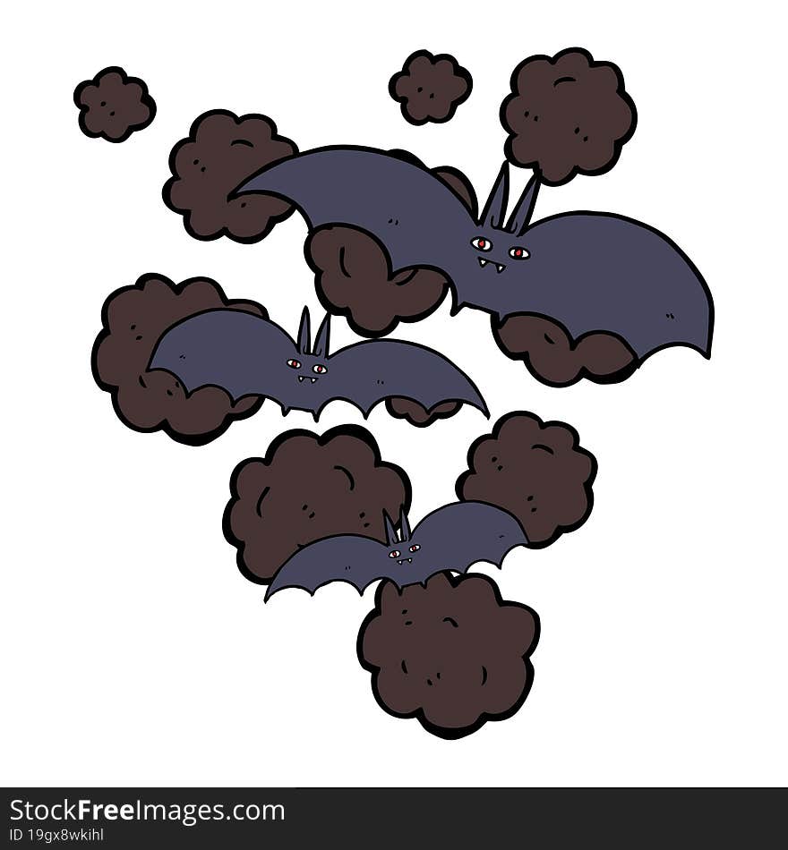 cartoon vampire bats