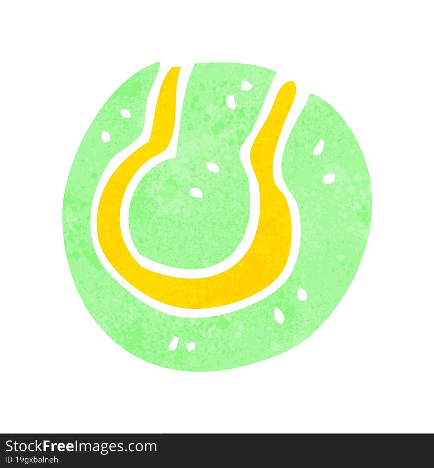 cartoon tennis ball