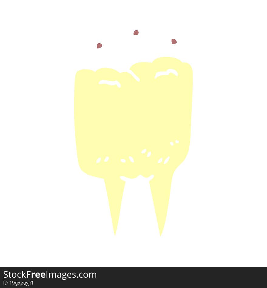 cartoon doodle tooth