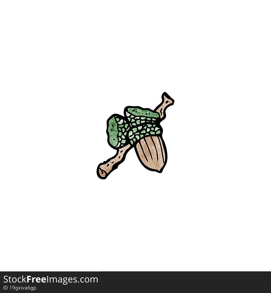 cartoon acorn