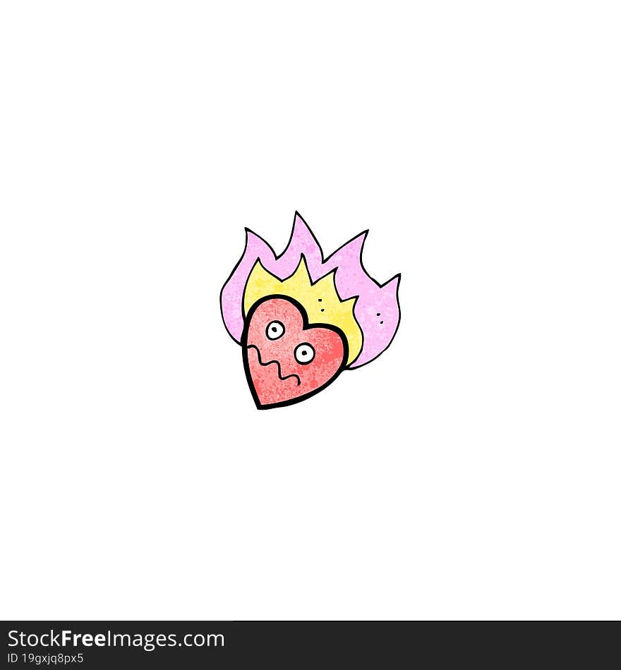 funny cartoon heart