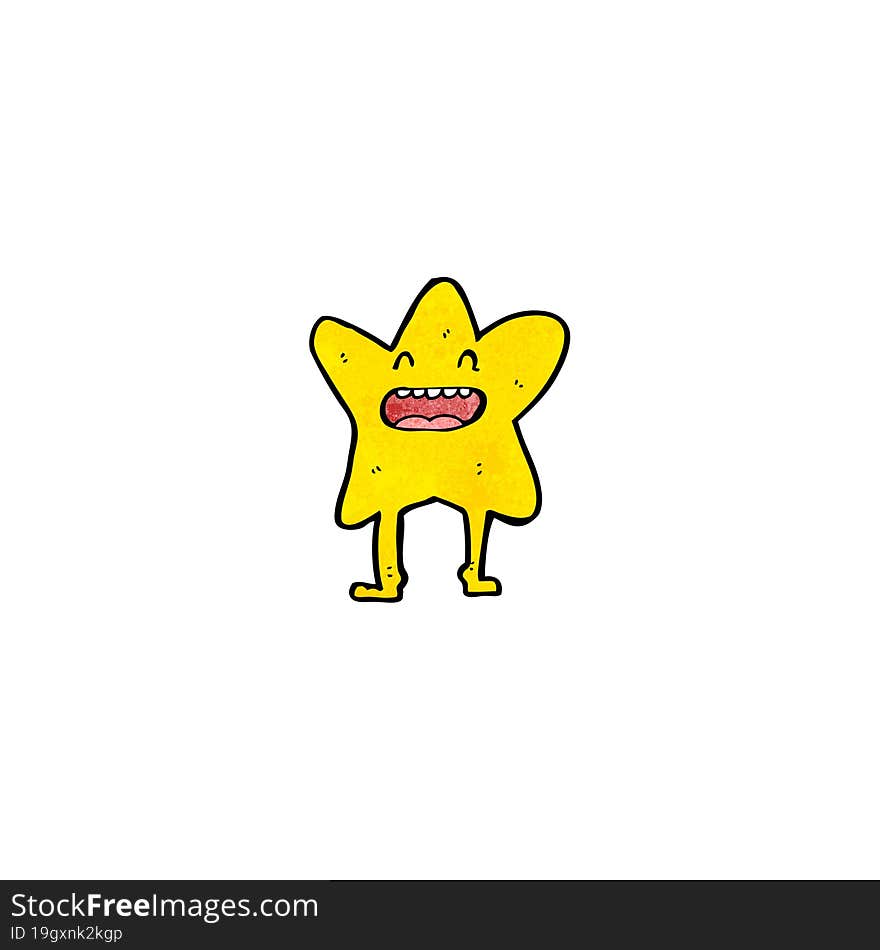 Star Cartoon Character